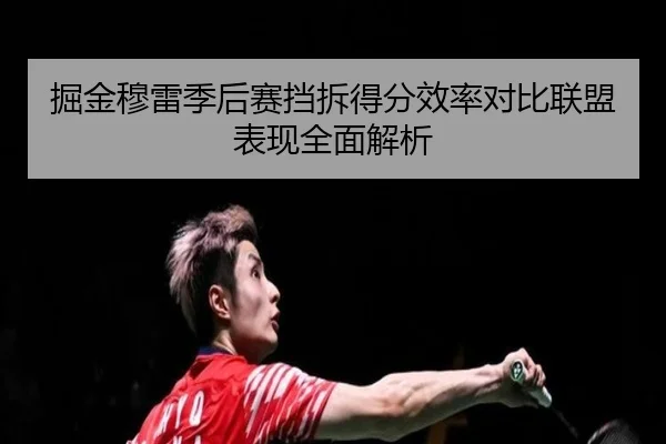 掘金穆雷季后赛挡拆得分效率对比联盟表现全面解析